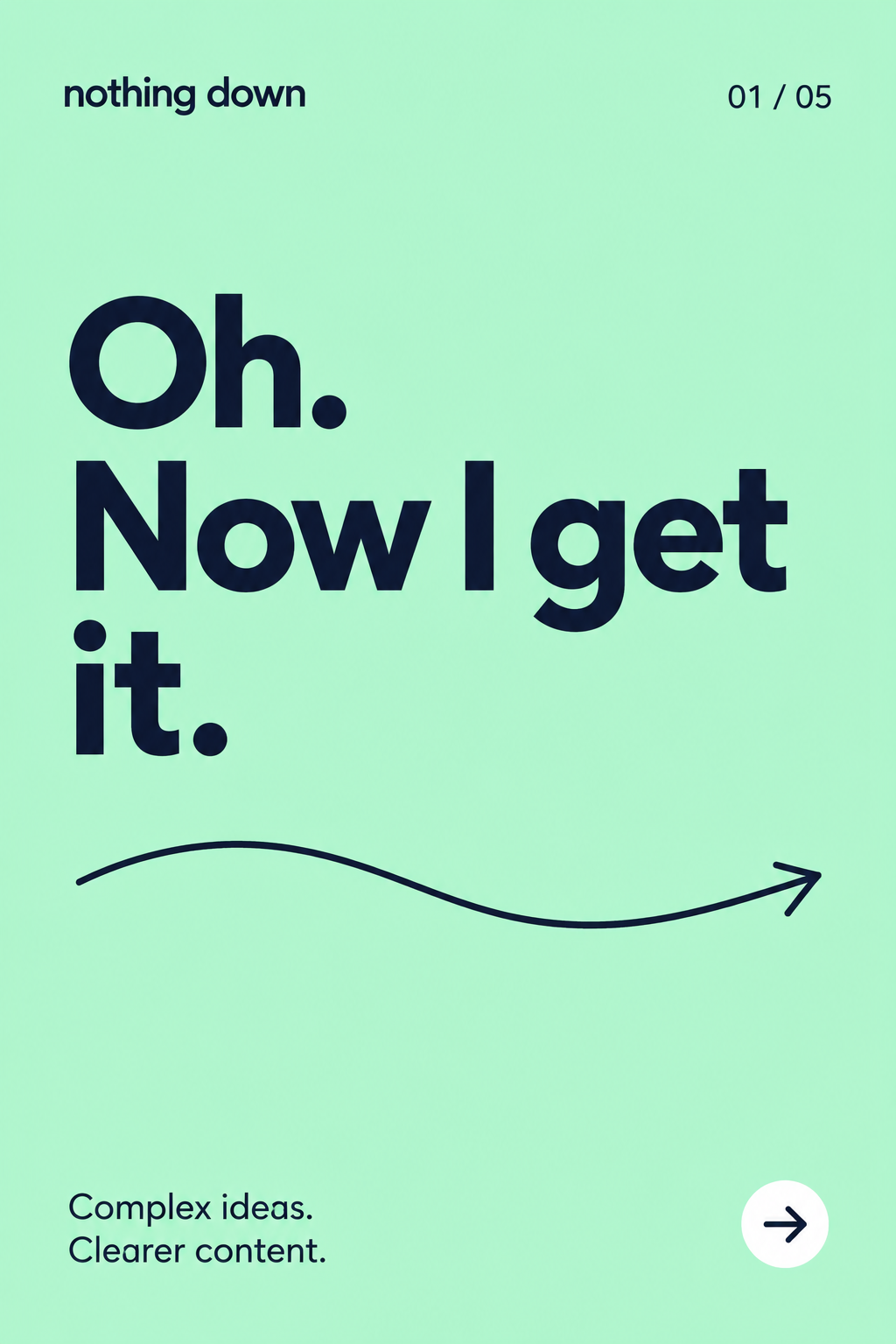 Mint Nothing Down concept post: Oh. Now I get it.